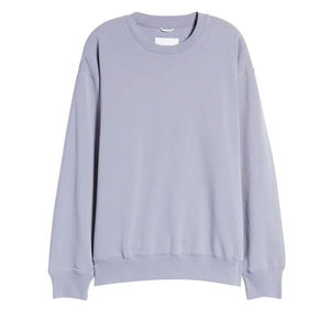 Precio al por mayor de alta calidad polar logotipo personalizado sudadera de algodón peso pesado cuello redondo sudadera hombres Unisex - Product Image 6