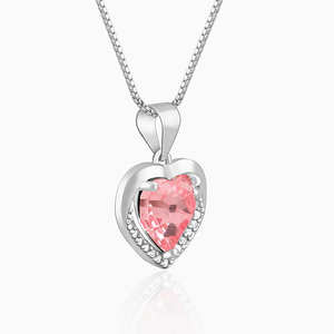 Anushka Sharma Pendentif coeur vintage plaqué argent Bijoux religieux personnalisables Alliage de diamant et de zircon Matériau en cuivre - Product Image 5