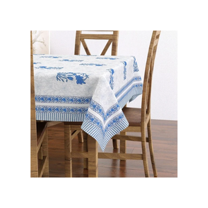 Mantel de Hoja de Rosa, Mezcla de Algodón y Lino, 60x90 Pulgadas, 185 GSM, 220 Hilos, Textura Fina, Borde Botánico, Colección para el Hogar - Product Image 4