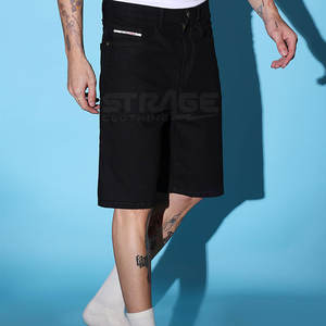 Pantalones Cortos Vaqueros Casuales para Hombre, Hechos en Pakistán, los Más Vendidos en Línea, 100% Algodón, Secado Rápido, Transpirables, Ecológicos, Tallas Grandes, Color Sólido - Product Image 2