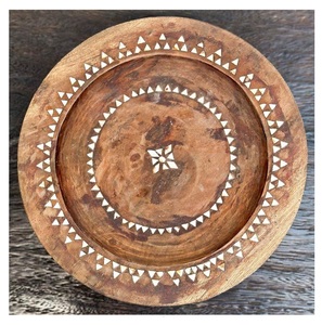 Bandeja de chocolate de madera de lujo con diseño recortado de incrustaciones florales para Ramadán Eid y regalo de boda - Product Image 5