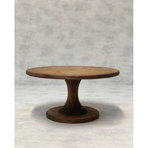 Soporte de pastel de madera hecho a mano con diseños elegantes de tendencia para exhibir pasteles escalonados en ocasiones especiales - Product Image 1