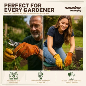 Guantes de jardinería para hombres y mujeres Guantes de jardinería transpirables cómodos Guantes de jardín protectores para hombres con agarre fuerte - Product Image 5