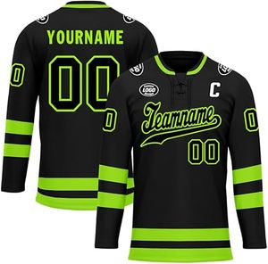Jersey de Hockey de Alto Rendimiento, Tela Ligera y Duradera, Jersey de Hockey sobre Hielo Personalizado para Clubes y Ligas, Cualquier Talla - Product Image 1