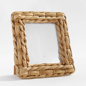 Cadre photo en jacinthe d'eau Décoration tissée à la main Fabriqué au Vietnam Matériau écologique utilisé pour la décoration intérieure Vente en gros - Product Image 5