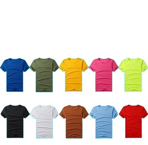 Venta al por mayor de talla grande cómodo suave 95% algodón 5% Spandex OEM impreso logotipo en blanco liso hombres camiseta camisetas - Product Image 5