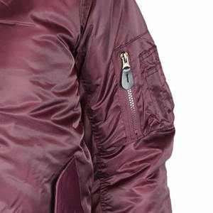 Wholesale Best Design Men And <b>Women</b> <b>Lightweight</b> <b>Bomber</b> <b>Jackets</b> Solid Color Long Breathable for Winter Season OEM Service - Product Image 3