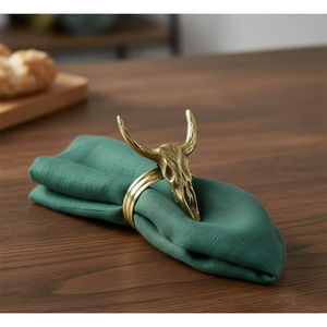 Ronds de serviette élégants en métal argenté pour mariage, fête, décoration de table, accessoire moderne pour la maison et la cuisine - Product Image 6