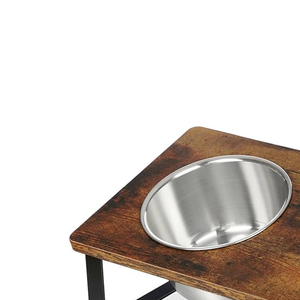 Assiettes de dîner en bois massif naturel de qualité supérieure Design de style campagnard pour bols et mangeoires pour animaux de compagnie-Export Seller - Product Image 5