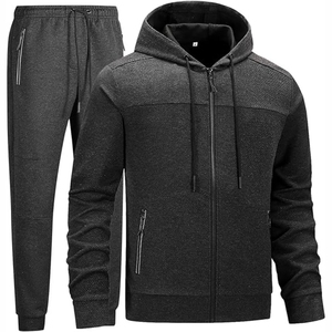 Chándales Transpirables Personalizados de Algodón y Elastano, Casuales, Estampados, de Alta Calidad, al por Mayor, con Logotipo Personalizado, Forro Polar, Diseño 2 en 1 - Product Image 3