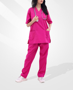 High Quality Summer Hospital Scrubs Uniform Set <b>Nurse</b> Short Sleeve Unisex Scrub Sets Medical Scrubs - Product Image 4