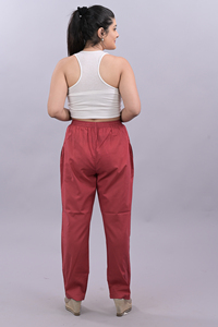 Nuevos pantalones de pijama de algodón para mujer, pantalones de Yoga informales holgados finos de verano, pantalones bombachos de algodón para el hogar, pantalones de playa sólidos - Product Image 6