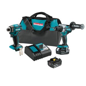 Ensemble de perceuse sans fil 18V LXT sans balais, sans clé, 5.0Ah, kit combo 2 pièces, vitesse variable, perceuse électrique professionnelle pour usage professionnel - Product Image 6