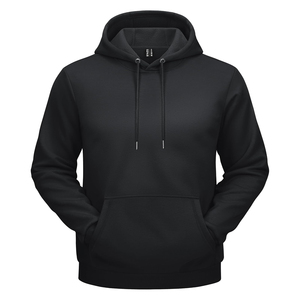 เสื้อฮู้ดสวมหัวแบบเรียบมี440 GSM ผ้าฟลีซผ้าฝ้ายหนากันน้ำเสื้อกันหนาวใส่ได้พอดีปกติสำหรับฤดูหนาวตามสั่ง - Product Image 1