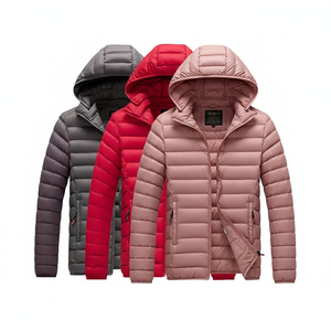 Veste matelassée en gros, légère, coupe-vent, isolée, à capuche, pour homme, veste matelassée isolée pour l'extérieur - Product Image 2