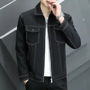 Chaqueta Vaquera Elegante, Cómoda y Duradera para Uso Diario con Cuello Alto, Prenda Exterior Informal para Todas las Temporadas - Product Image 6