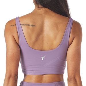 Ropa de gimnasio activa Top corto de algodón personalizado Mujeres Entrenamiento Yoga Chaleco Camisetas sin mangas al por mayor - Product Image 3
