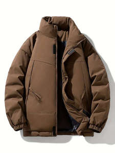 Chaqueta Acolchada de Lona de Alta Calidad para Hombre, Chaqueta de Burbujas con Estampado de Verano, Talla Grande, Ligera, Impermeable y Transpirable - Product Image 3