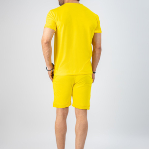 Meilleure vente Ensemble chemise de gym sur mesure de haute qualité pour hommes et short respirant anti-rides à séchage rapide prix bon marché - Product Image 6