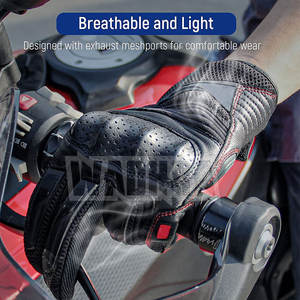 ถุงมือมอเตอร์ไซค์กันน้ำ ถุงมือมอเตอร์ไซค์แบบเต็มนิ้ว รองรับหน้าจอสัมผัส ถุงมือมอเตอร์ไซค์สำหรับแข่งรถ - Product Image 5