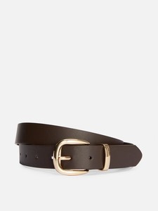 Eclipse Curve Chic Ceinture en cuir marron pour robes et jeans de Divine International - Product Image 2
