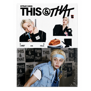 Stray Kids THIS & THAT 10º Mini Álbum [FELIX & Ver.]. 2 Mini CD, Photobook, Photocard, Foto de Identificación, Pegatina, Papel con Letras, Música K-Pop - Product Image 1