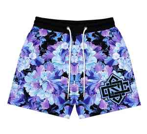 Vente en gros de short en maille pour hommes Service OEM Tissu respirant doux au toucher Vêtements de rue pour adultes Short en maille de polyester 100% pour hommes - Product Image 3