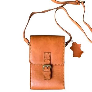 Meilleur sac de téléphone en cuir de qualité supérieure cousu à la main en cuir de vachette avec un design élégant, adapté aux cadeaux d'Indonésie - Product Image 6