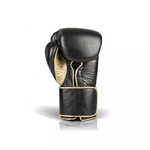 Boxing <b>Gloves</b> for Men Women Made of Leather with Thick Padding for Safety Adjustable Fit for Gym Fitness Training and Workout - Product Image 2