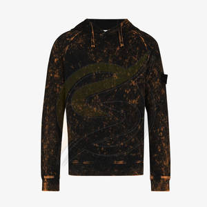 Couleur pêche Unique coton lourd lavage à l'acide sweats à capuche décontracté élégant lavage à l'acide à capuche hommes conception personnalisée hommes sweats à capuche pour hommes - Product Image 6