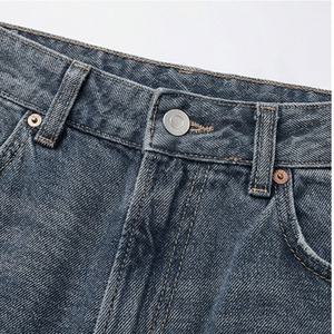 กางเกงยีนส์แฟชั่นลำลองผู้หญิง ผ้าฝ้าย ลุคทำสีซีดแบบ Destroy Wash คุณภาพพรีเมียม สีสันปรับแต่งได้ ระบายอากาศดี มีสไตล์ เหมาะกับแฟชั่นสตรีท - Product Image 3