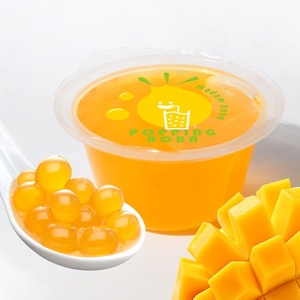 Professional 120g Passion Fruit Flavored Instant Popping <b>Boba</b> All Natural Ingredients for Premium <b>Bubble</b> Tea Experience Madam - Product Image 1