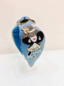 Tela Multicolor Ajustable de Alta Calidad Hecha a Mano, Ecológica, con Bordado Floral y Pedrería, para Mujeres y Niños, Ideal para Fiestas - Product Image 2