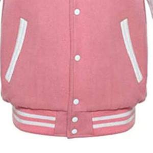 Vestes de Baseball en Chenille de Laine Respirante avec Broderie de Lettres pour Hommes Vintage Manches en Cuir Blanc Veste de Baseball pour Hommes Vestes Grande Taille - Product Image 4