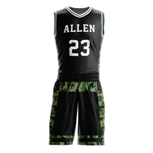 Uniforme de basket-ball d'été respirant de haute qualité 100% polyester, personnalisé, sports de plein air 2025 - Product Image 1