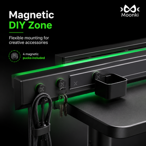 Dual Motor Magnetic Cable Management <b>Gaming</b> Desk with COB Lighting and Memory <b>Control</b> for Professional <b>Gaming</b> Setups - Product Image 6