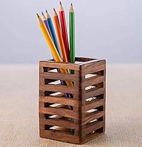 Luxury Office Use Modern Wooden Pen <b>Holder</b> Office and Classroom Accessories <b>Holder</b> Handmade <b>Pencil</b> Holding Rack - Product Image 3
