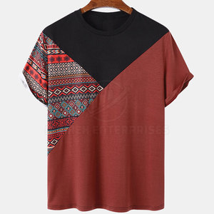 T-shirts imprimés en coton 100% de haute qualité, tissu tricoté, design personnalisé, logo, respirant, séchage rapide, respectueux de l'environnement - Product Image 1