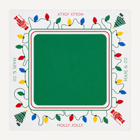 Meilleure Vente : Mahjong Acrylique Thème Noël, Luxe Moderne, Lumineux, Décoratif, Durable, Portable, Idéal pour les Réunions de Famille et Cadeau