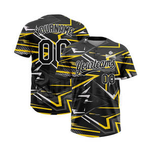 Camisetas de Softbol Sublimadas Personalizadas de Alta Calidad para Hombre, Transpirables, Tallas Grandes, con Logotipo Personalizado y 100% Poliéster - Product Image 1