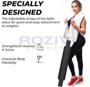 Ceinture de soutien robuste en néoprène pour les fessiers, antidérapante, avec rembourrage supplémentaire, pour entraînements d'été à la salle de sport ou à domicile, haltères - Product Image 5