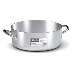 Casserole en aluminium Ballarini 28 cm, série professionnelle 6800, argent satiné 6816.28, pour les essentiels de cuisine - Product Image 2