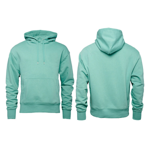 Sweat-shirts à capuche en molleton 100% coton surdimensionnés pour hommes avec logo personnalisé, poids lourd 500g, sans broderie, vêtements de rue vierges, solides, d'hiver - Product Image 4