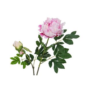ยูโรพาล์มส์ ดอกโบตั๋นประดิษฐ์ พรีเมียม สีขาวชมพู 100 ซม. - Product Image 2