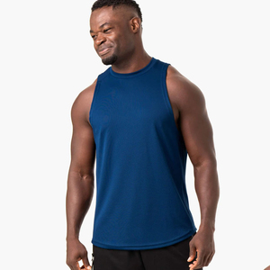 New Top Quality Tank Top <b>For</b> <b>Men's</b> Clothing Cotton Breathable High Street Style Summer Wear Crewneck Slim Fitness <b>Men's</b> Tank Top - Product Image 1