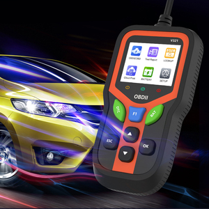 Alat pemindai OBD2, perangkat diagnostik kendaraan dengan pembaca kode mesin Tampilan kurva waktu nyata dan bingkai Data beku - Product Image 1