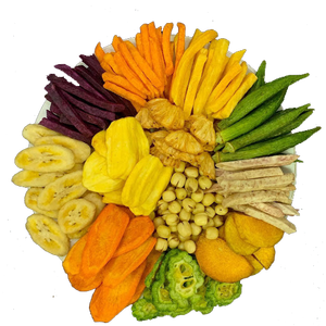 Collation croustillante de qualité supérieure en fruits et légumes mélangés lyophilisés biologiques avec emballage en vrac de saveur naturelle - Product Image 4