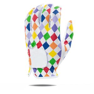 Gants de golf pour hommes et femmes, main gauche/droite, en cuir véritable respirant et antidérapant, avec sublimation personnalisée - Product Image 2