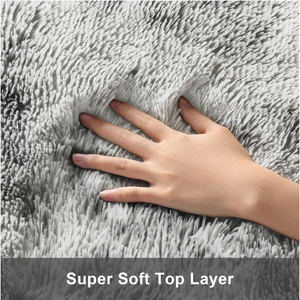 Tapis personnalisé en fourrure épaisse de 5-6 mm, grand tapis moelleux personnalisé de 10 mm en laine de soie tuftée pour salon moderne - Product Image 6