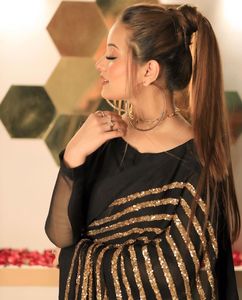 Ican — plateau georgette lourde avec paillettes en fil, pour femmes, tenue de soirée et de festival, à bas prix - Product Image 5